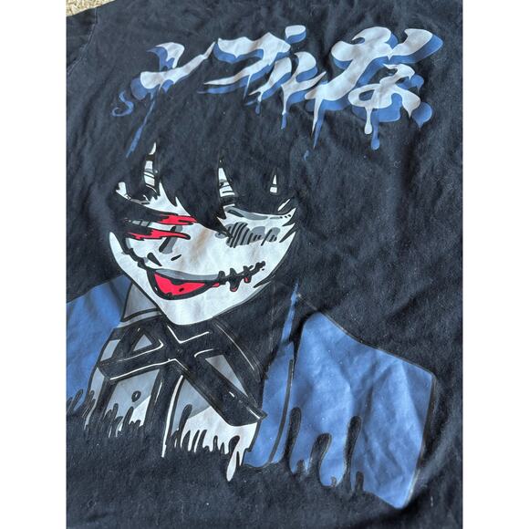 Kakegurui Yumeko Jabami Anime Blameless Black Medium Tshirt - Picture 3 of 6